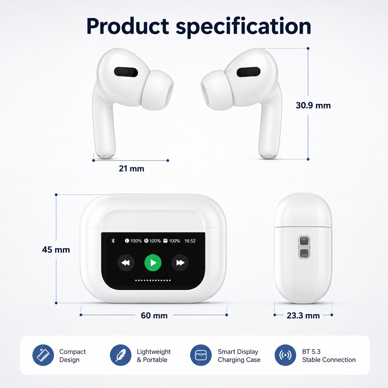 Z90 Pro Wireless Earbuds - GIMZ