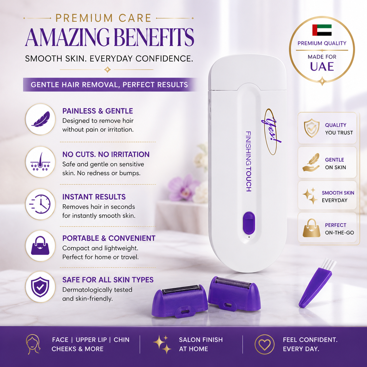 Rechargeable Hair Remover for Women - GIMZ